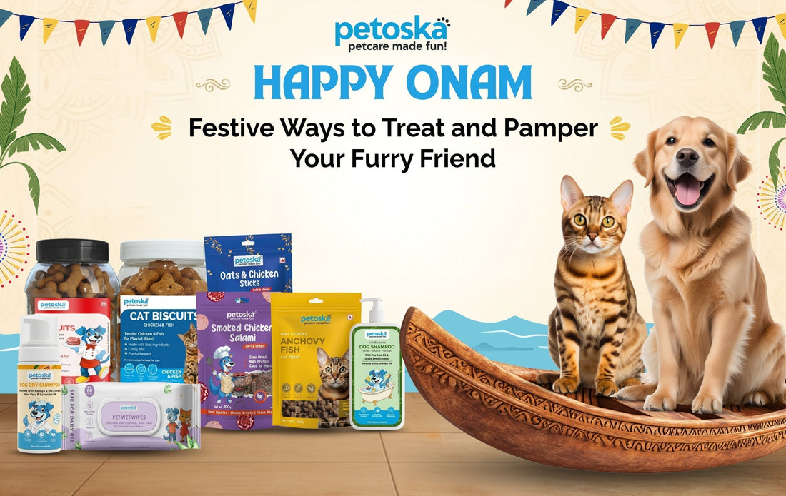 Petoska Onam Special for Pets — Safe Treats and Festive Ideas for Dogs and Cats in India