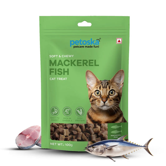 Petoska Mackerel Fish Cat Treat- 100gms