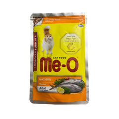 Me-O Adult Mackerel in Jelly Wet Cat Food Pouch – 80 g