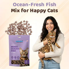 Mixed Ocean Fish Cat Treat (100gms)