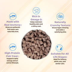 Mixed Ocean Fish Cat Treat (100gms)