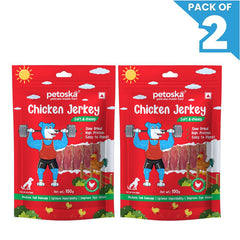 Petoska Chicken Jerky Pack of 2 - 100gms
