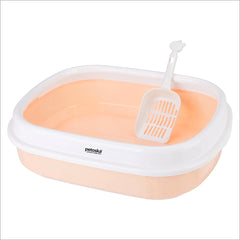 Petoska Cat Litter Tray with Scoop - Orange