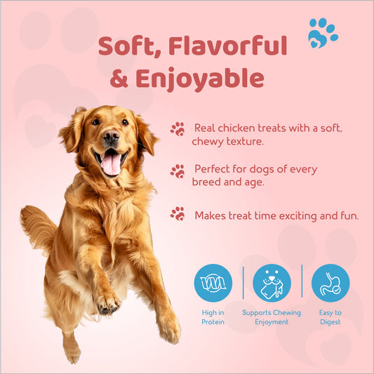Petoska - Dog Smiley Treats – Chicken & Sweet Potato (100gms)