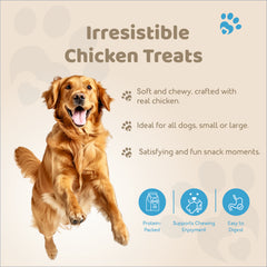 Petoska - Dog Chewy Bone Treats Mini Meat Bones (100gms)