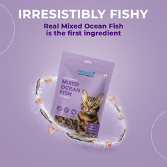 Petoska Mixed Ocean Fish Cat Treat- 100gms