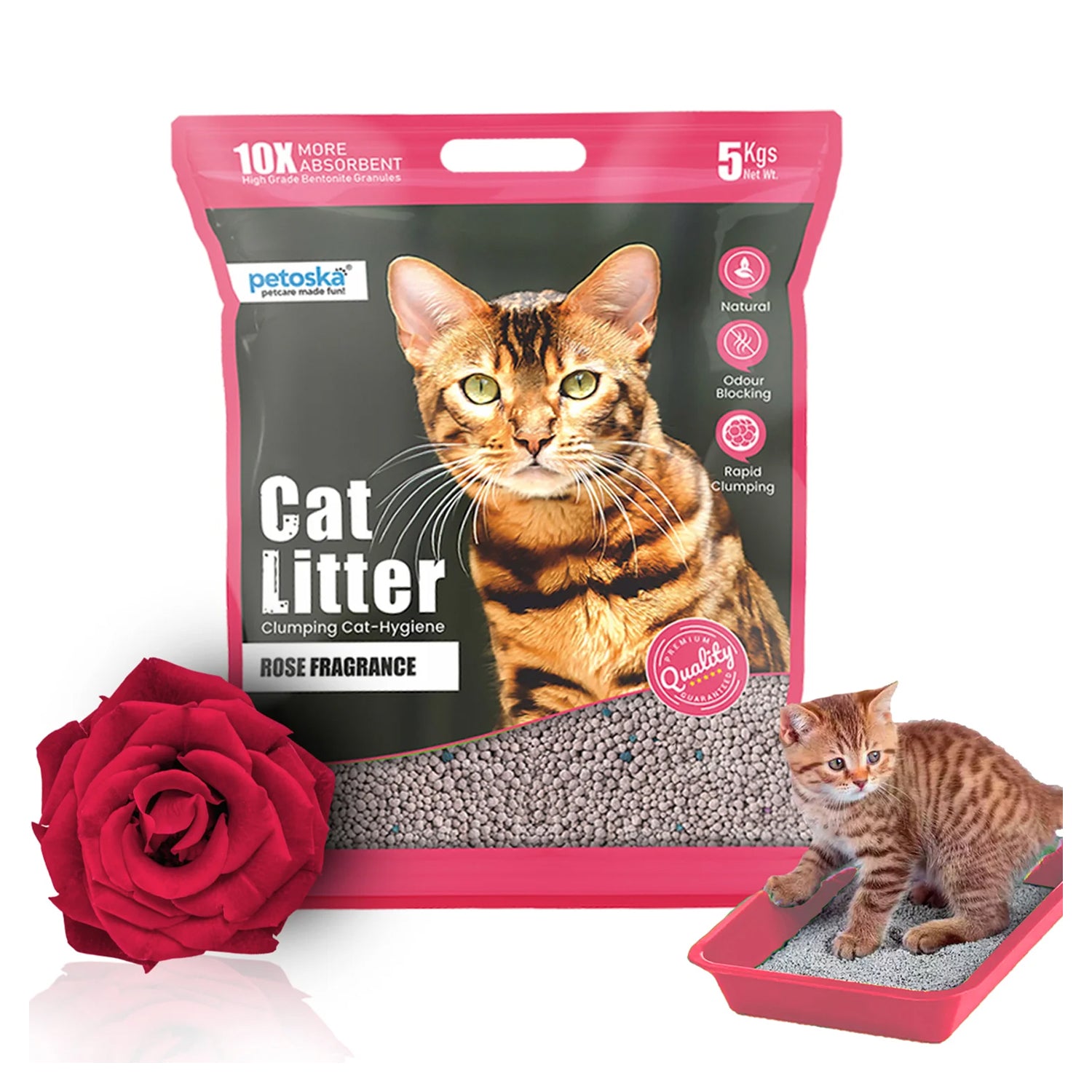 Rose Cat Litter