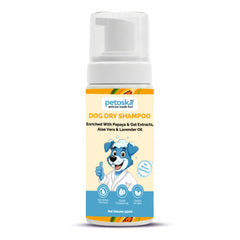 Petoska Dog Dry Shampoo for Dogs & Puppies | 150 ml