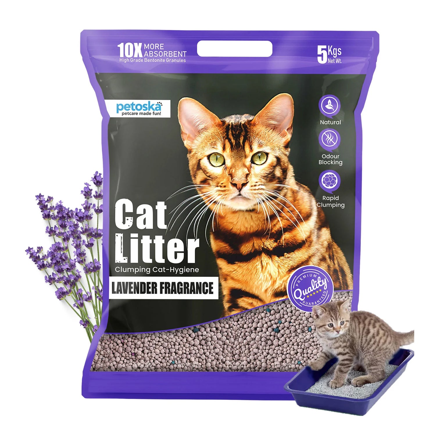 Lavender Cat Litter