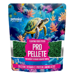 Petoska Pro Pellets Nutrient-Rich Turtle & Tortoise Food for Complet Nutritious Diet, 450gms