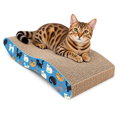 Petoska Curved Cat Scratch Pad with Catnip