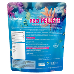 Petoska Pro Pellets Nutrient-Rich Turtle & Tortoise Food for Complet Nutritious Diet, 450gms
