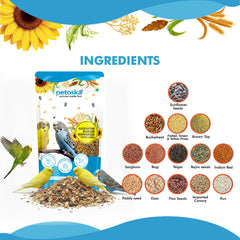 Petoska - Budgie Bonanza Super Seeds for Budgies (1 Kg)