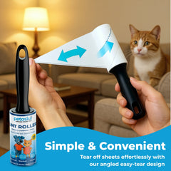 Petoska Lint Roller Pack of 5 (60 Sheets Each)