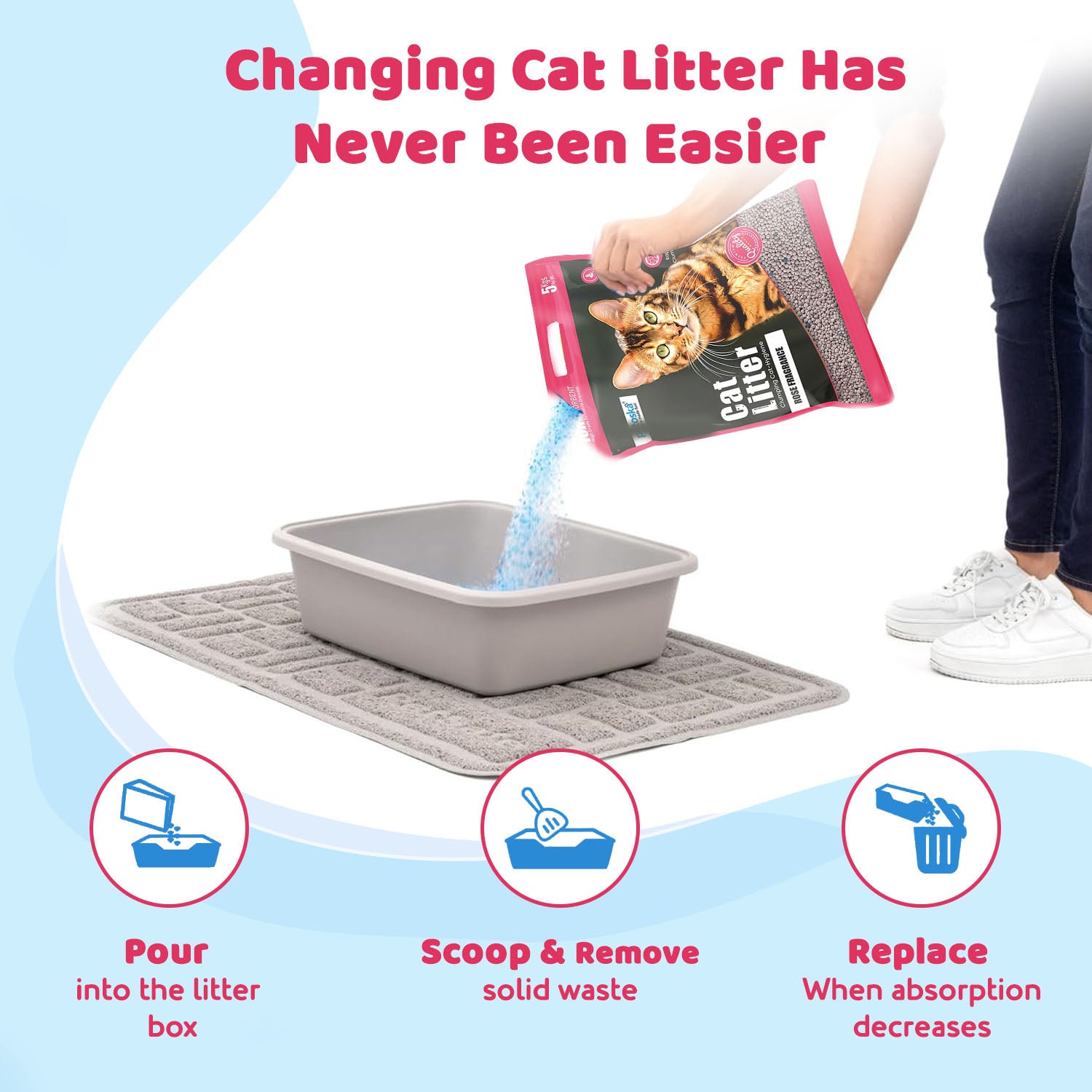 Cat litter sand 5 kg