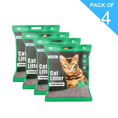 Petoska Bentonite Cat Litter Jasmine Fragrance Rapid Clumping & Odor Control-5kg