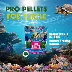 Petoska Pro Pellets Nutrient-Rich Turtle & Tortoise Food for Complet Nutritious Diet, 450gms