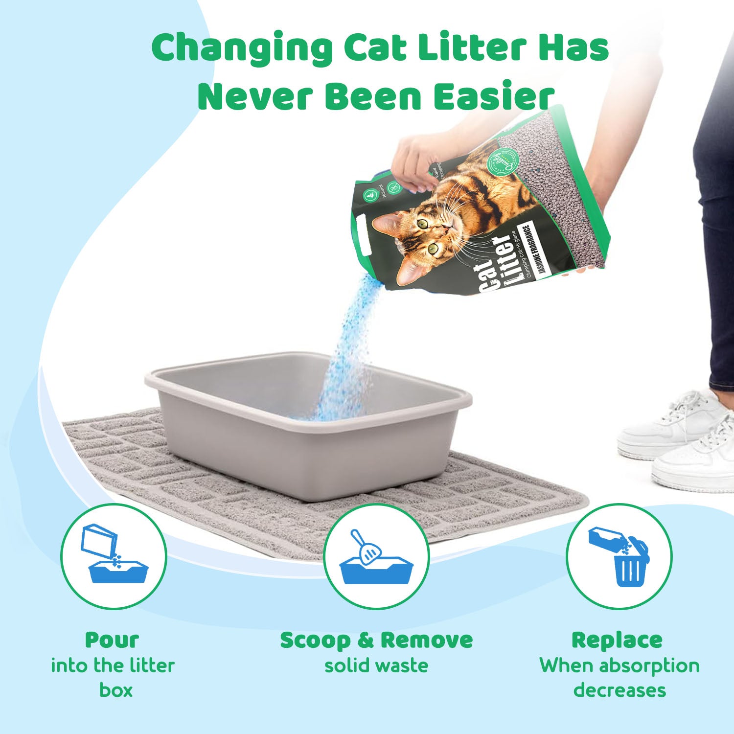 Clumping cat litter sand for kitten