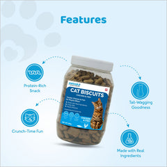 Crunchy Cat Biscuits 