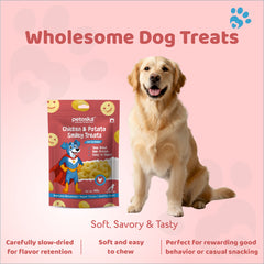 Petoska Dog Treats – Chicken & Sweet Potato, 100g | Smiley Treats
