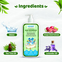 Petoska - Anti-Bacterial Dog Shampoo for Dogs & Puppies (200ml)