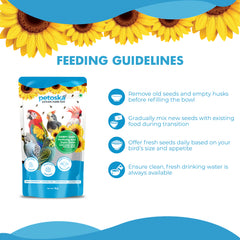Chirpy Chips Sunflower Seeds for All Birds (1 Kg)
