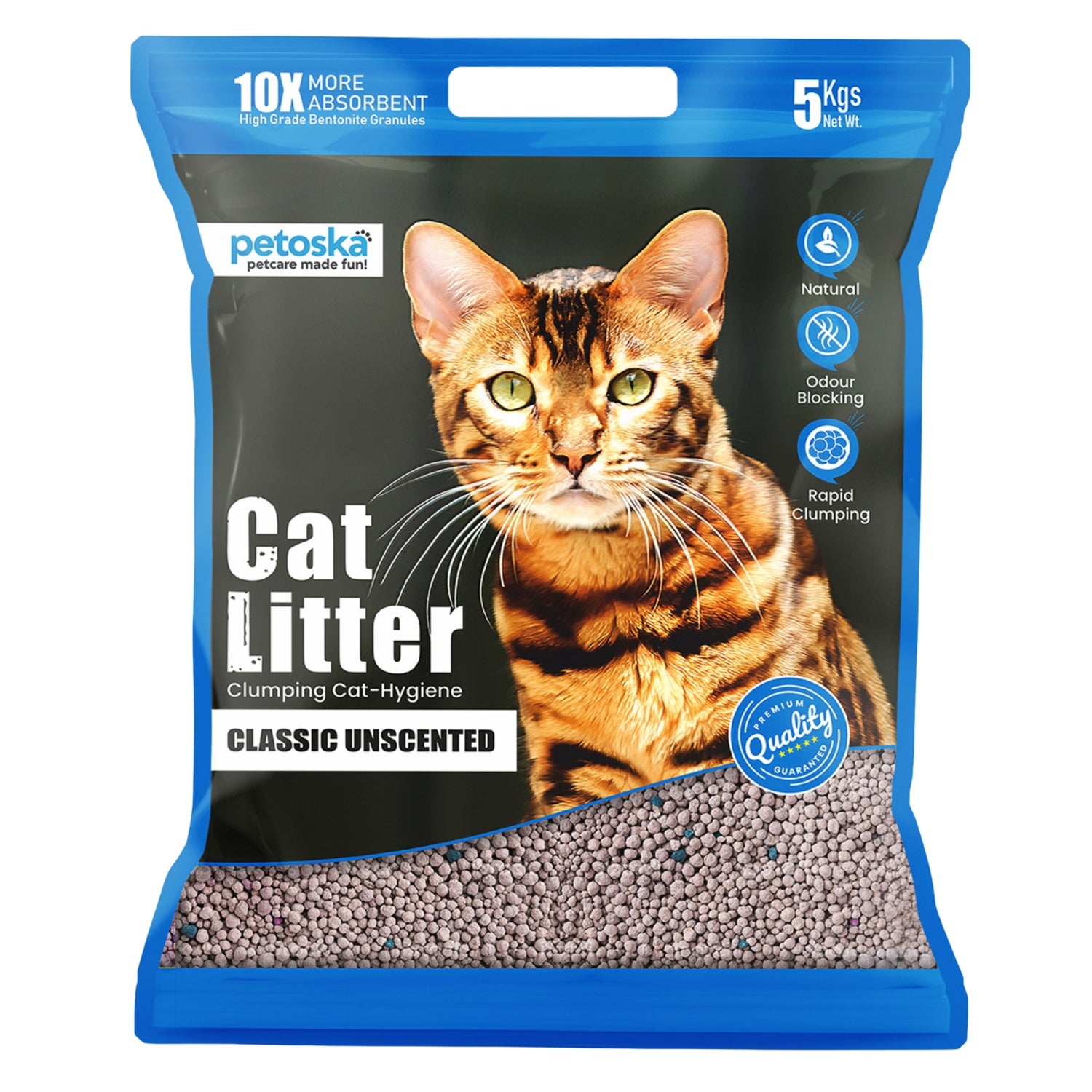 Unscented cat litter