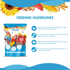 Macaw Munch Natural Seed Mix for Macaws (450gms)