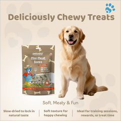 Petoska Dog Treats – Mini Meat Bones, 100g | Chewy Bone
