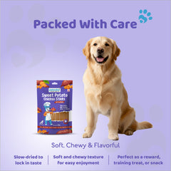 Petoska Dog Treats – Chicken & Sweet Potato, 100g | Air Dried Sticks