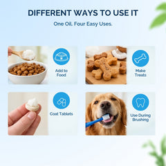 Petoska Organic Virgin Coconut Oil for Dogs & Cats – Cold-Pressed, 250 ml