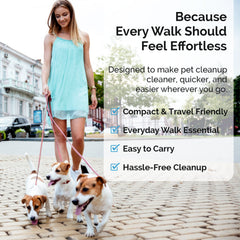 Petoska Biodegradable Poop Bags for Dogs & Cats (Pack of 3 )