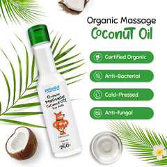Petoska Organic Massage Coconut Oil For Pets, 250 ml