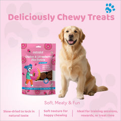 Petoska - Dog Treats Chicken & Strawberry Donuts (100gms)