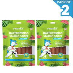 Petoska Watermelon Chicken Sticks- Pack of 2 - 100gms