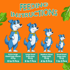 Petoska Chicken & Spinach Rings, Superfood Dog Treats for All Breeds Pack Of 2 100gms