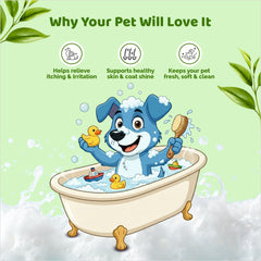 Petoska Anti-Bacterial Dog Shampoo for Dogs & Puppies | 200 ml