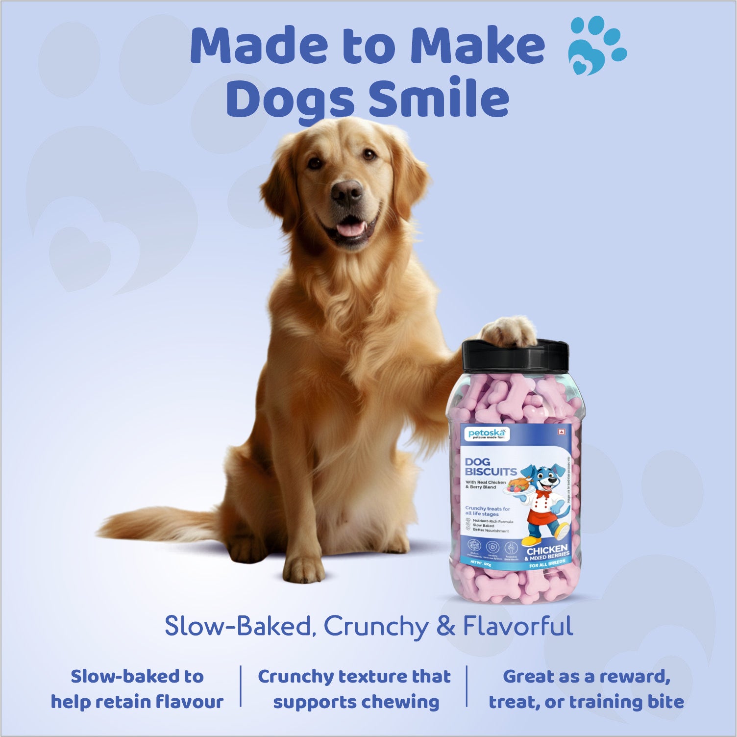 Petoska Slow Baked Dog Biscuits 