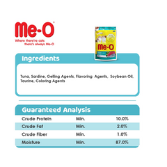Me-O Creamy Cat Treat,  Crab Flavor, Soft and Creamy Snack- 1 pack (20 Pieces)