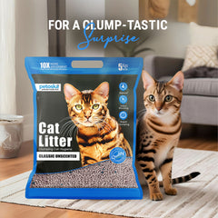 Clumping cat litter