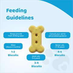 Petoska Crunchy Cat Biscuit Mackerel & Pumpkin, 250 gms