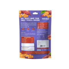 Petoska Dog Treats – Chicken & Sweet Potato, 100g | Air Dried Sticks