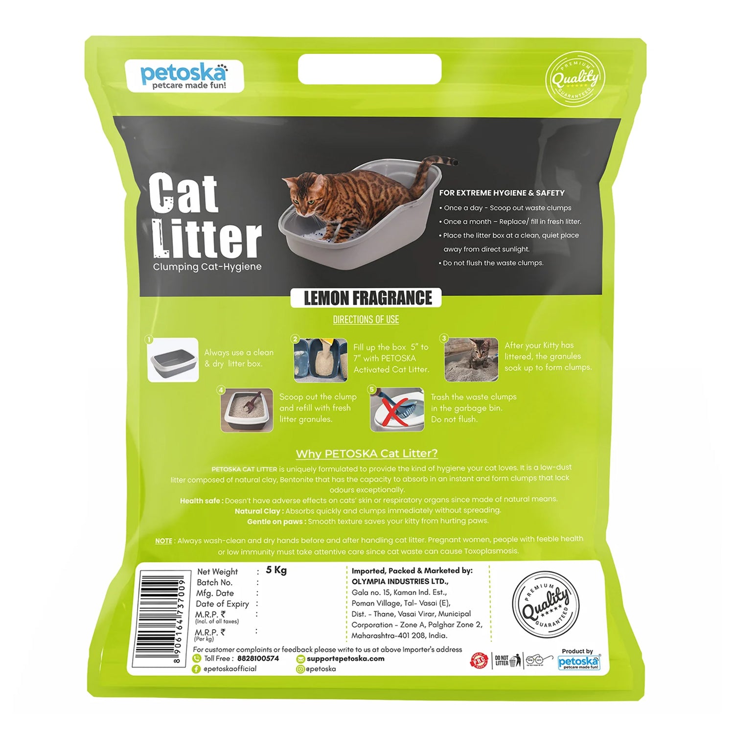 cat litter sand 10kg