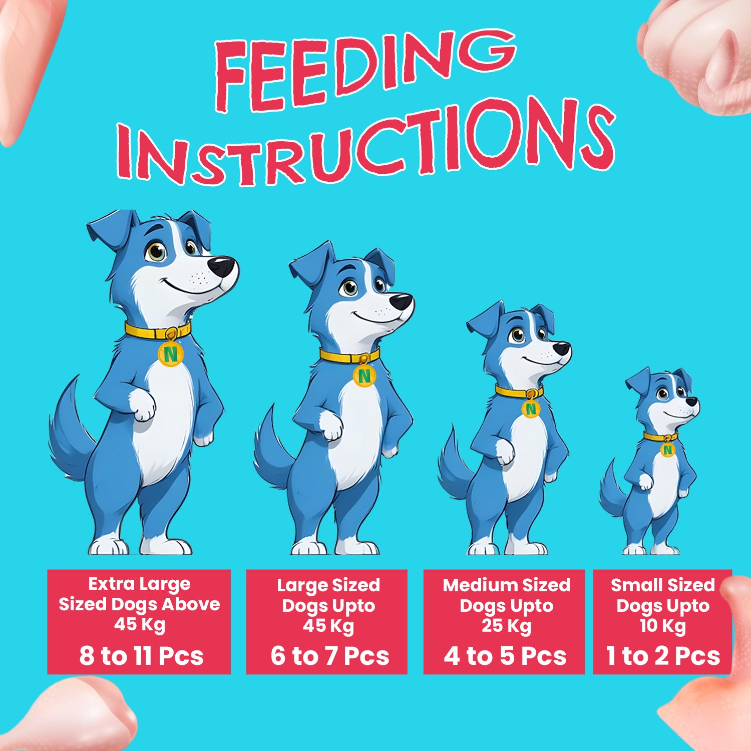 Petoska Duck Sticks Dog Treats Made with Duck & Chicken Meat, Nutritious, Healthy & Tasty, 100g Each - Pack Of 10.