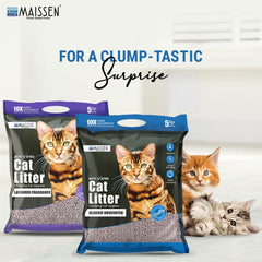 Maissen Bentonite Activated Classic Quick-Clumping Cat Litter with Scoop 5 kg