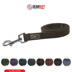 Gearbuff Club Dog Leash | Superior Grade | Extra Durable | Pet Safety Accessory | Leash for All Dogs | Walking & Training Belts | Break Resistant & Fade Resistant | Comfortable