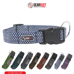 Gearbuff Club Dog Collar | Adjustable Neck Collar for All Dogs | Light Weight | Durable, Comfortable & Safe | Dog Training Collar | Pet Skin & Fur-Coat Friendly