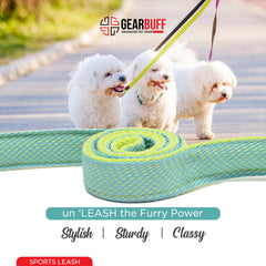 Gearbuff Sports Dog Leash | Superior Grade | Extra Durable | Pet Safety Accessory | Leash for All Dogs | Walking & Training Belts | Break Resistant & Fade Resistant | Comfortable