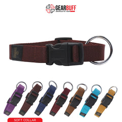 Gearbuff Soft Dog Collar | Adjustable Neck Collar for All Dogs | Light Weight | Durable, Comfortable & Safe | Dog Training Collar | Pet Skin & Fur-Coat Friendly