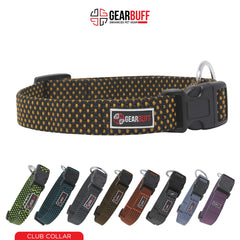 Gearbuff Club Dog Collar | Adjustable Neck Collar for All Dogs | Light Weight | Durable, Comfortable & Safe | Dog Training Collar | Pet Skin & Fur-Coat Friendly